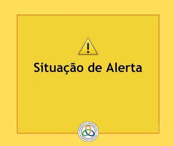 Situação de Alerta até 13 de agosto