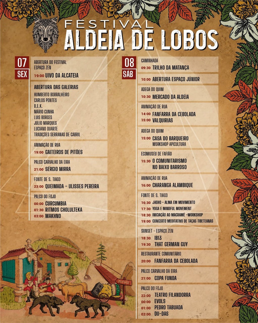 FAFIÃO - III FESTIVAL ALDEIA DE LOBOS (PROGRAMA)