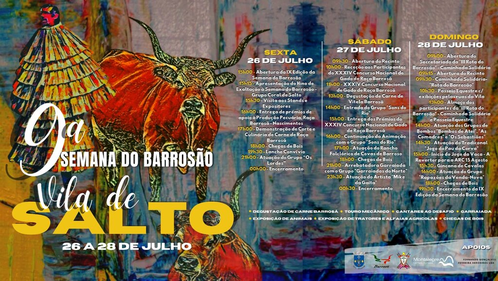 SALTO - IX SEMANA DO BARROSÃO (26 A 28 JULHO) - PROGRAMA