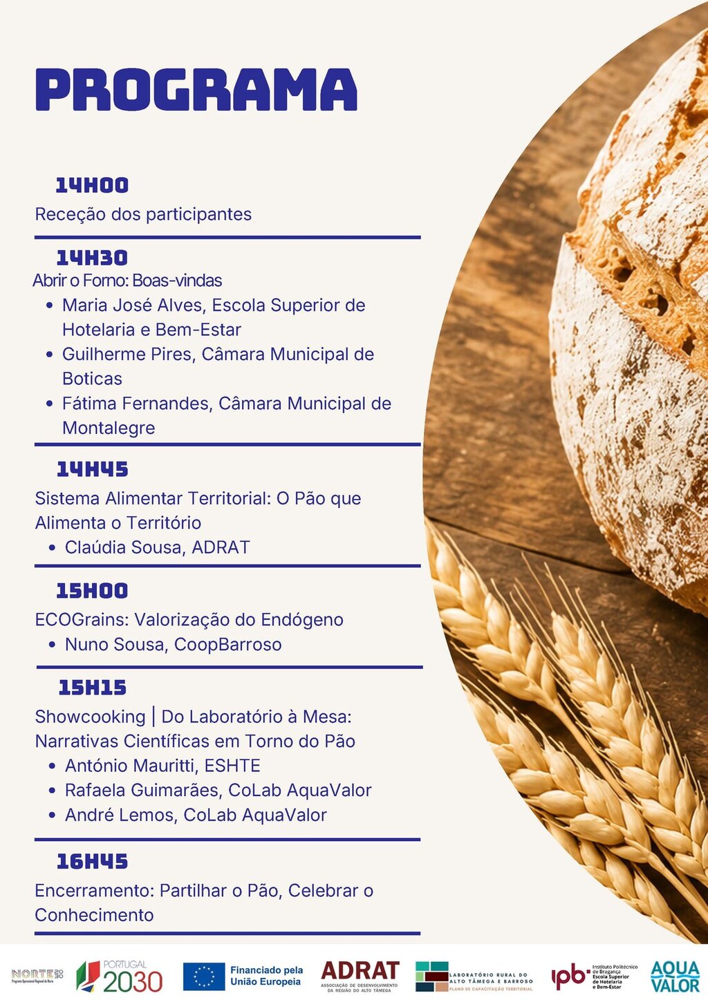 O Saber do P&atilde;o Da Tradi&ccedil;&atilde;o &agrave; Inova&ccedil;&atilde;o - Programa